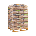 Granulés de bois HP+ - Piveteau - Palette de sacs de 15kg