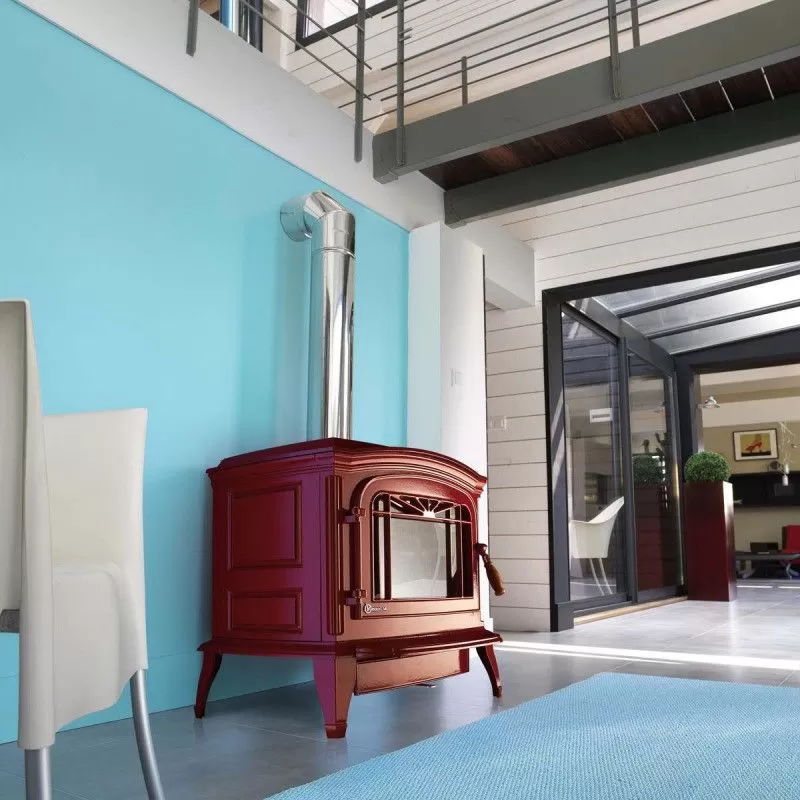 Poêle à bois BRADFORD ÉMAILLÉ - INVICTA – Image 3