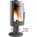 Poêle à bois PHAROS - Invicta